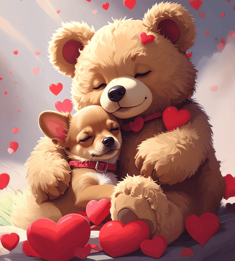 Valentine's Day Cards - chunique chihuahuas