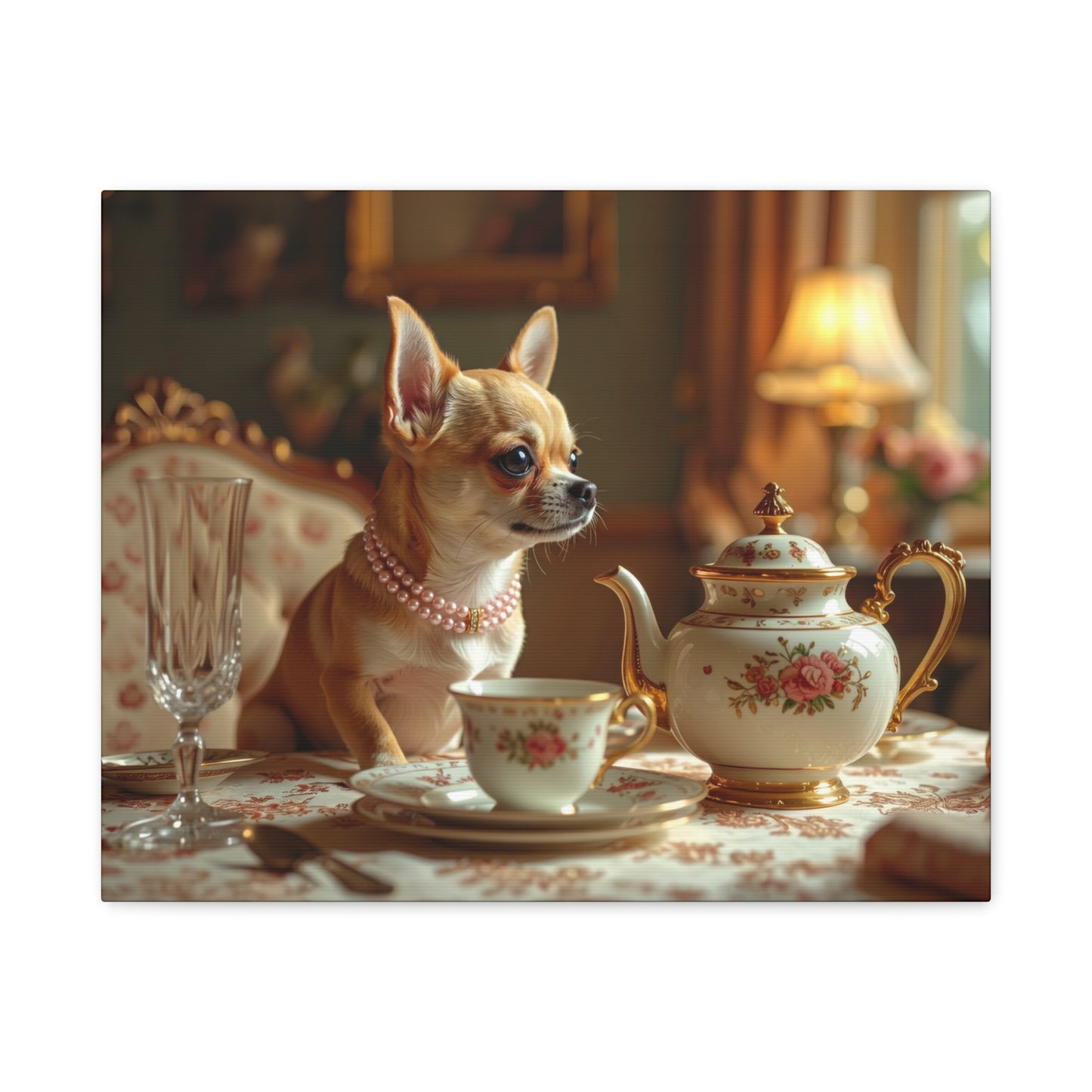 Nursery Thyme: Chihuahua & Teapot - Chunique Chihuahuas