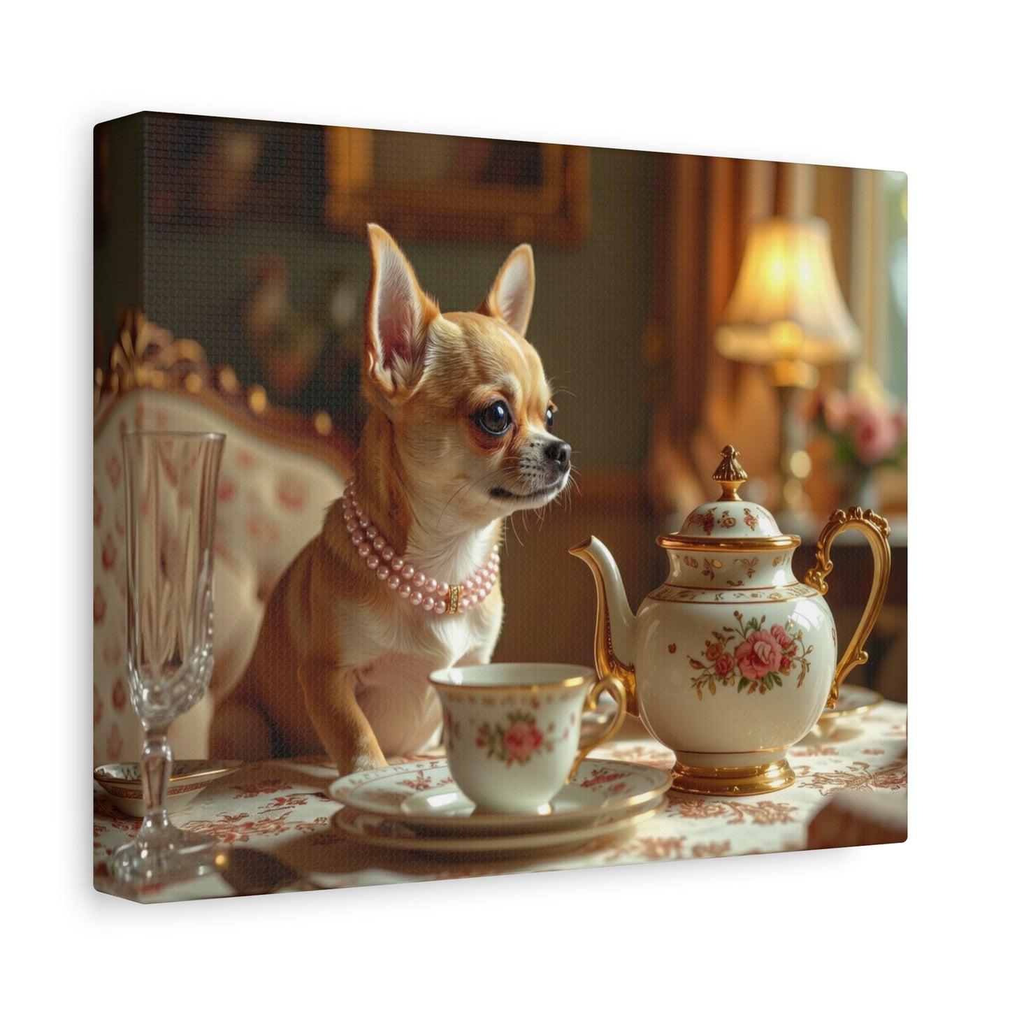 Nursery Thyme: Chihuahua & Teapot - Chunique Chihuahuas