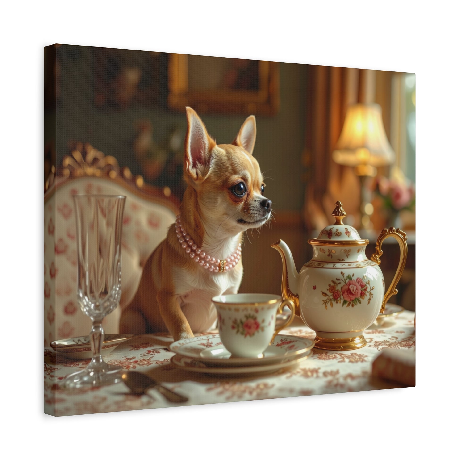 Nursery Thyme: Chihuahua & Teapot - Chunique Chihuahuas