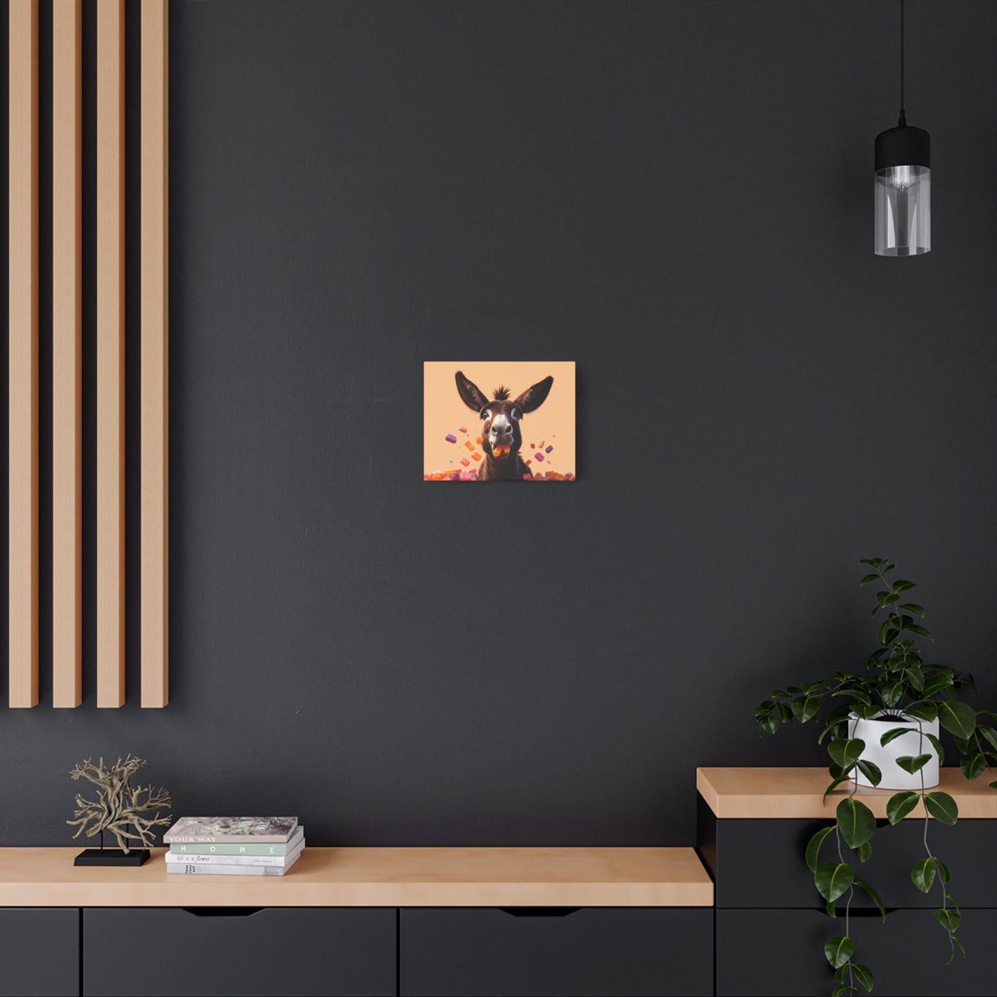 Donkey Candy Pop Matte Canvas Wall Art - Chunique Chihuahuas