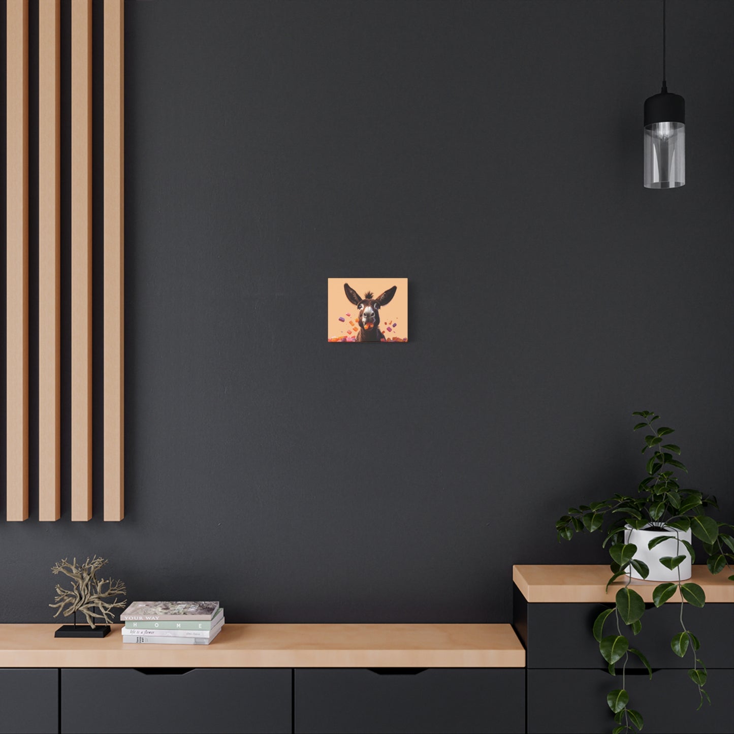 Donkey Candy Pop Matte Canvas Wall Art - Chunique Chihuahuas