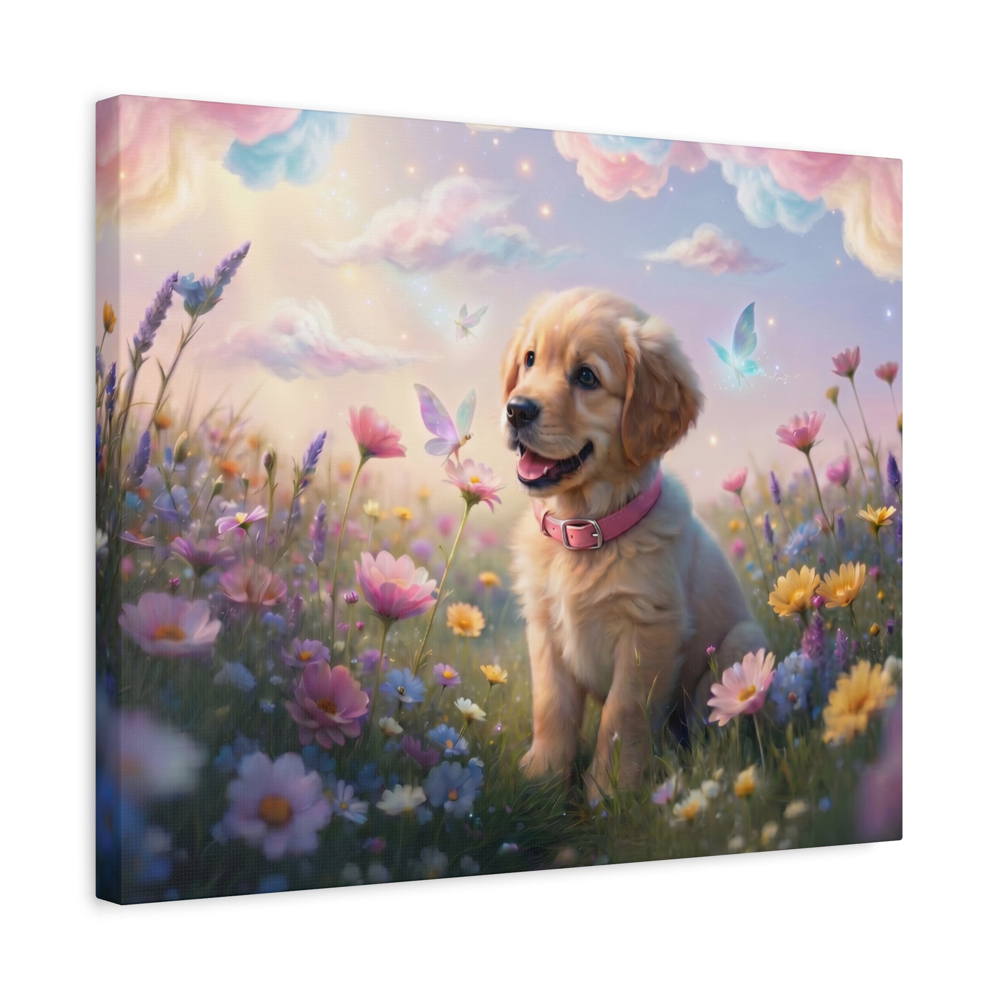 It's A Girl's Dream: Golden Retriever & Fairies - Chunique Chihuahuas