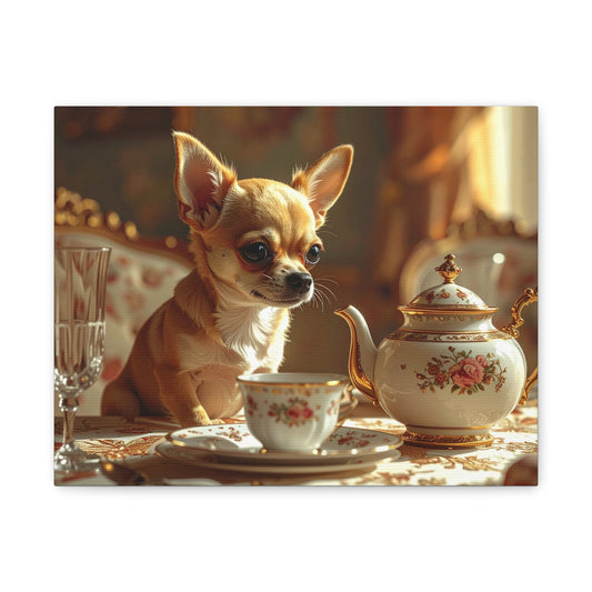 Nursery Thyme: Chihuahua & Teapot - chunique chihuahuas