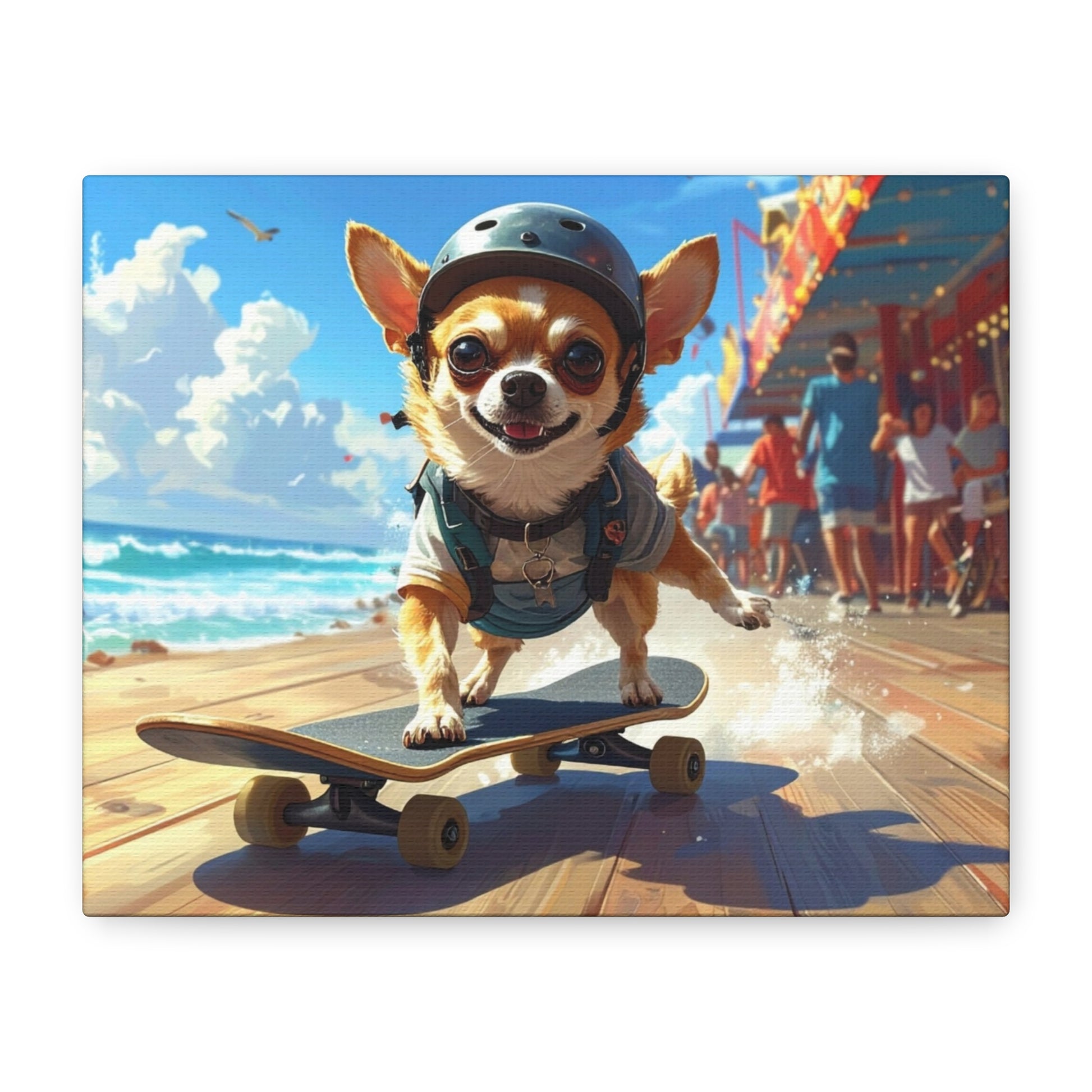 Summer Sun: Skateboard - Chunique Chihuahuas