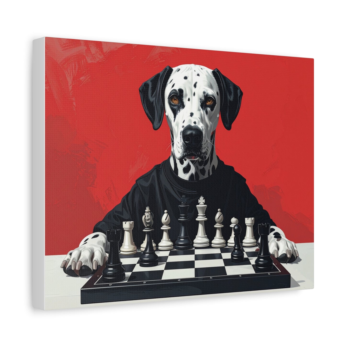 Black & White: Chess Board - chunique chihuahuas