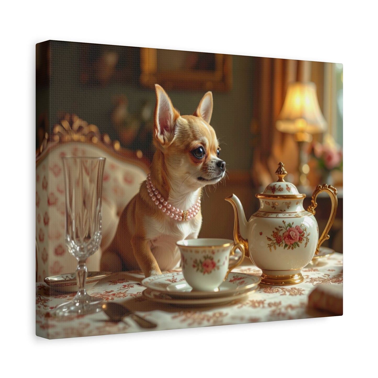 Nursery Thyme: Chihuahua & Teapot - Chunique Chihuahuas