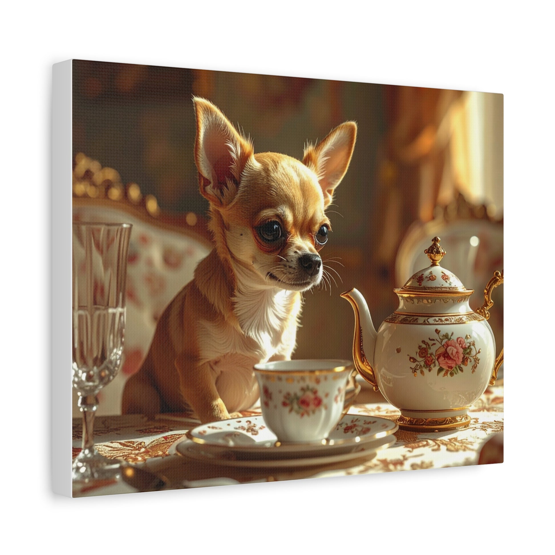 Nursery Thyme: Chihuahua & Teapot - chunique chihuahuas