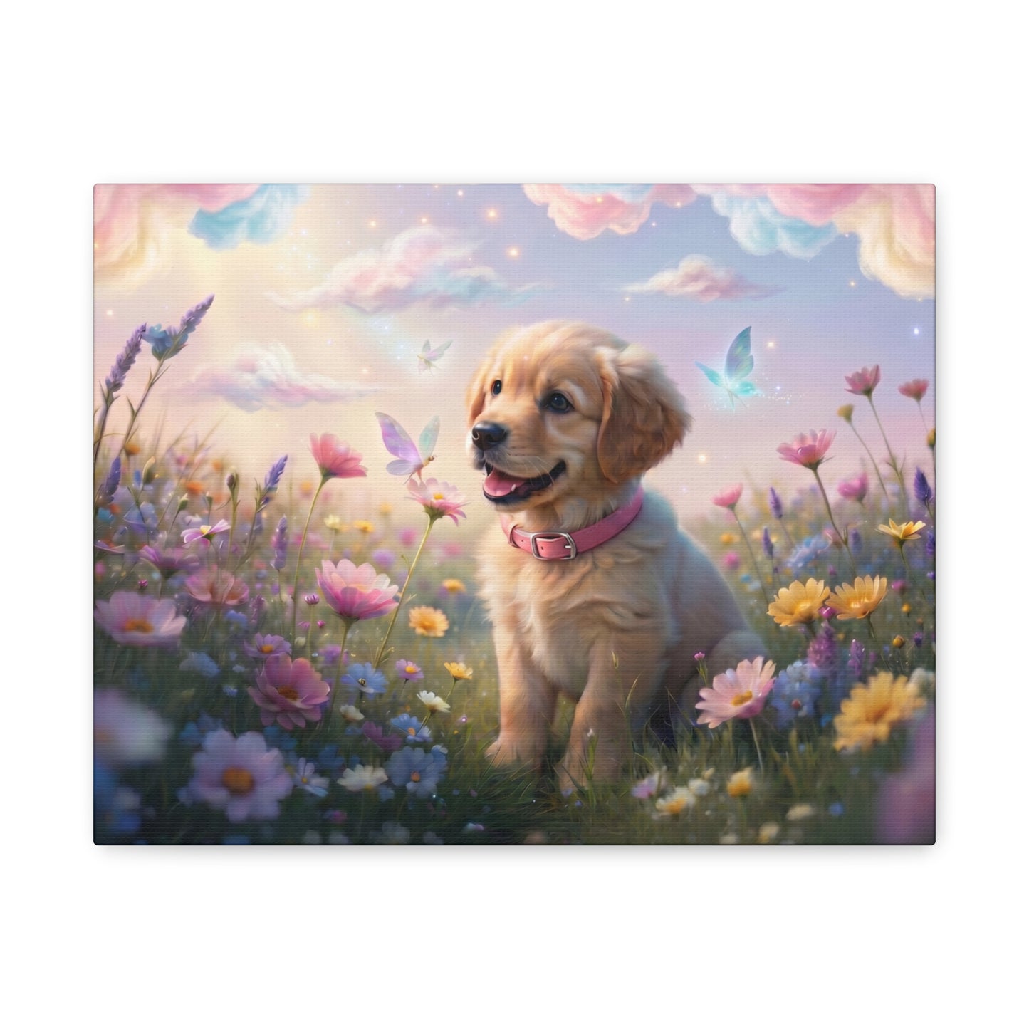 It's A Girl's Dream: Golden Retriever & Fairies - Chunique Chihuahuas