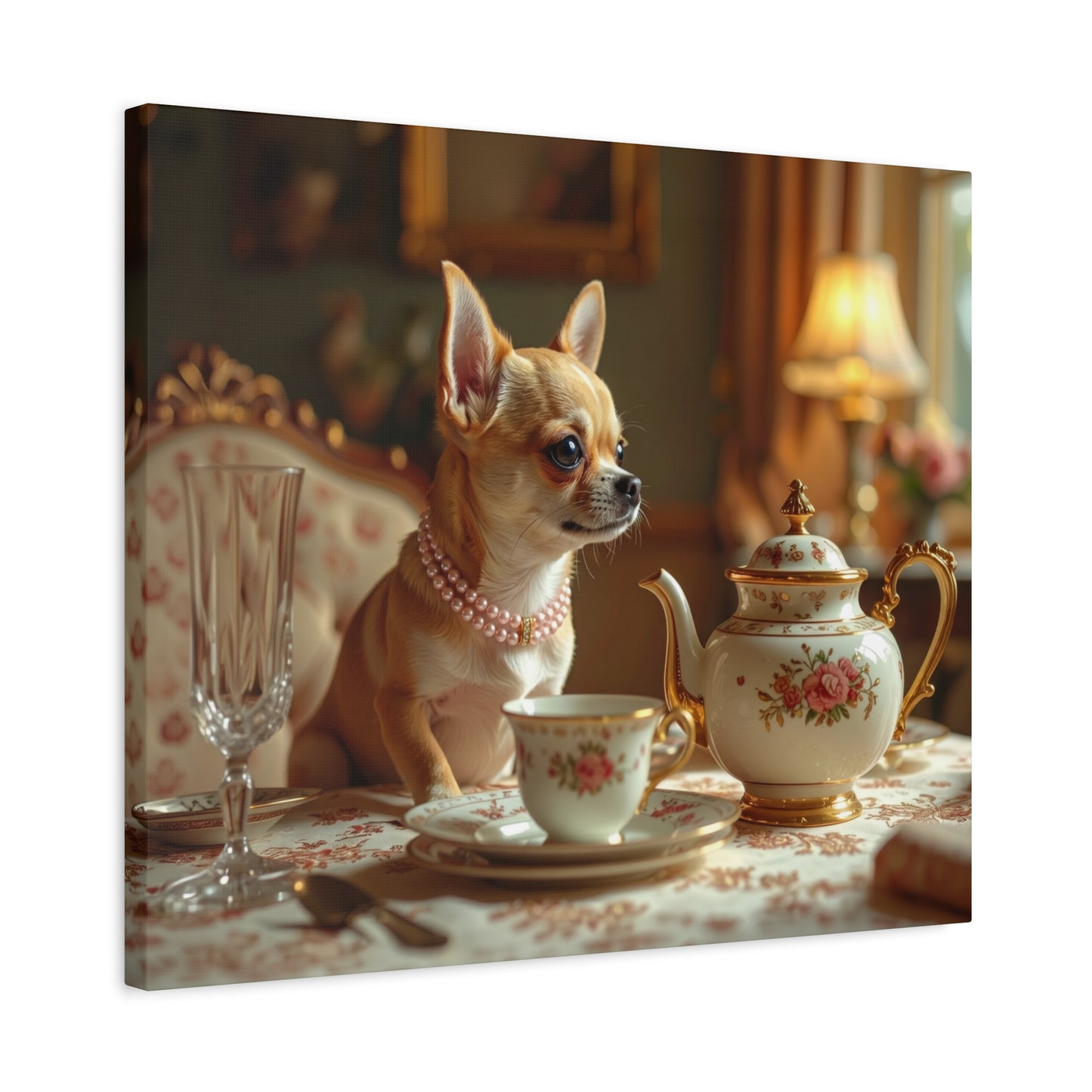 Nursery Thyme: Chihuahua & Teapot - Chunique Chihuahuas