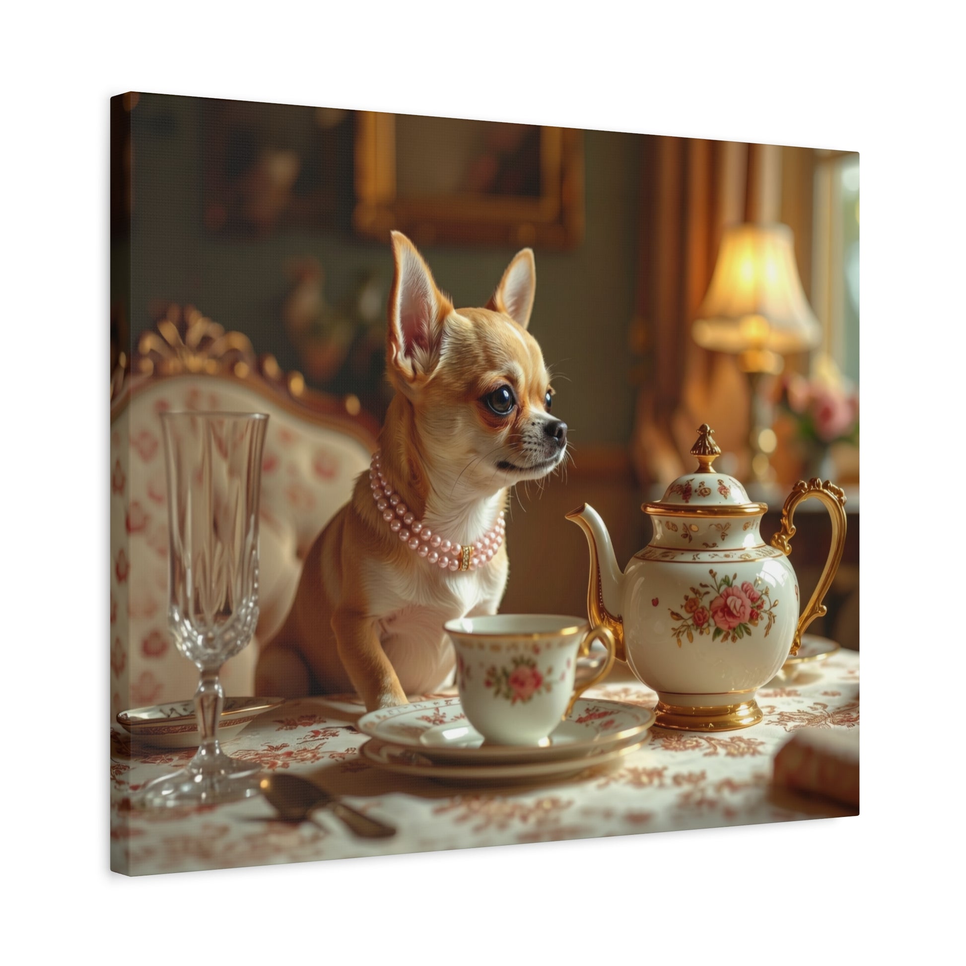 Nursery Thyme: Chihuahua & Teapot - Chunique Chihuahuas