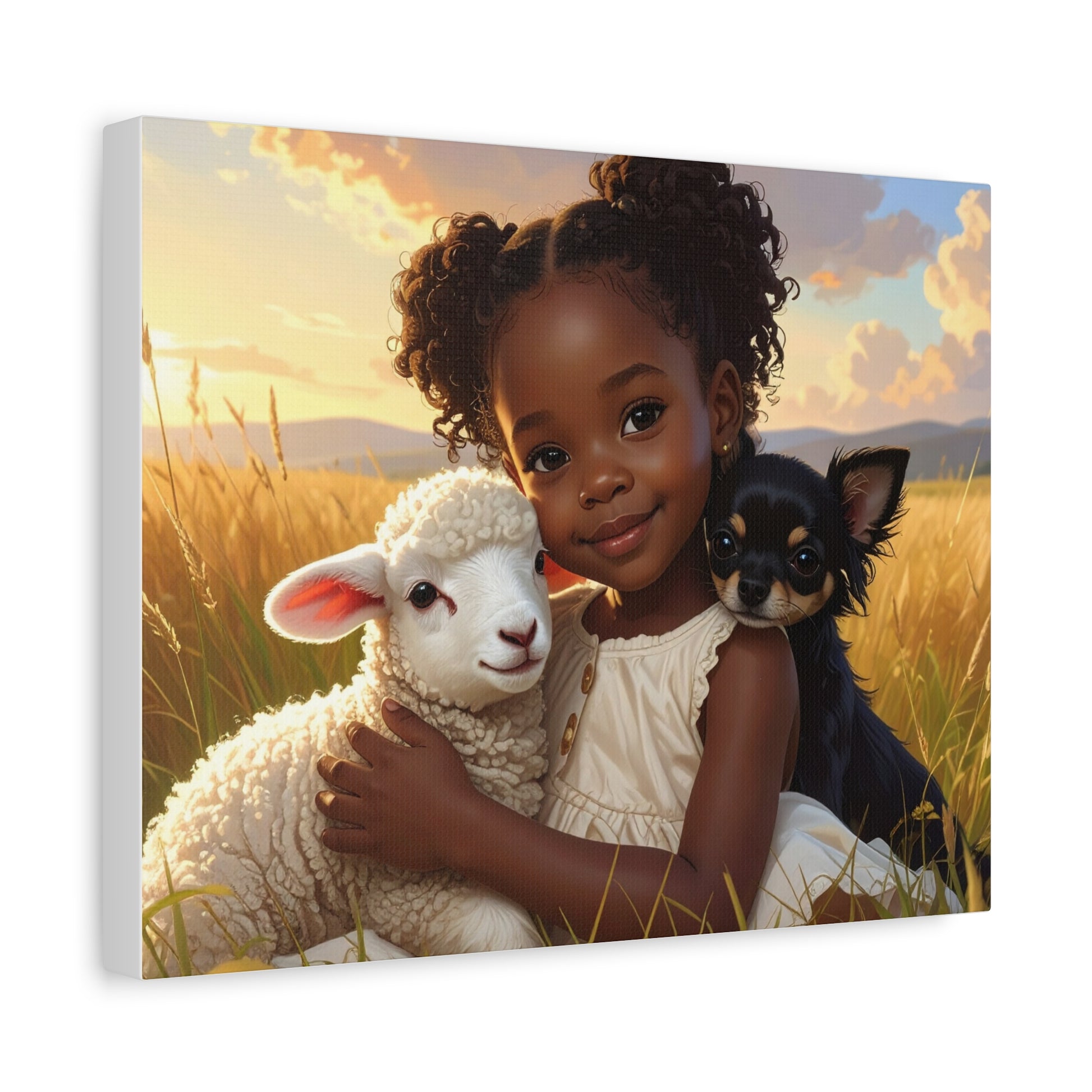 Nursery Thyme: Chihuahua & Lamb - chunique chihuahuas