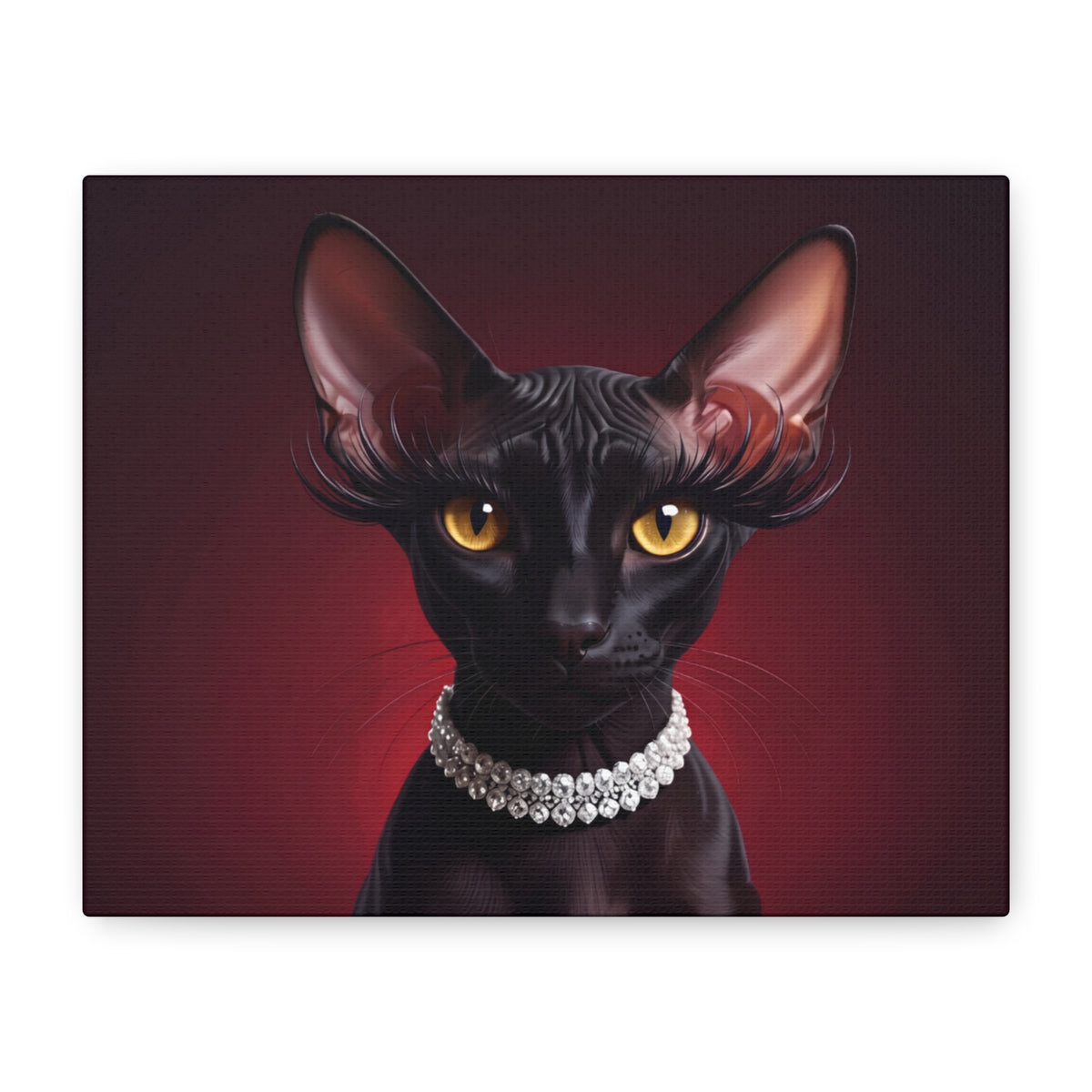 Sphynx Cat Canvas — Elegant Sphynx Portrait Wall Art - Chunique Chihuahuas