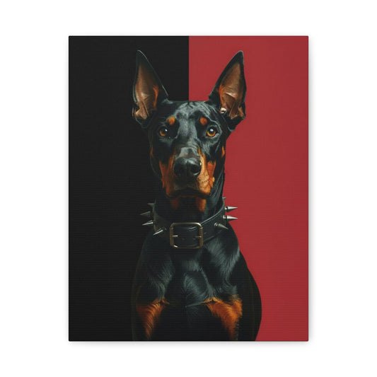Doting Doberman: Black & Red - chunique chihuahuas