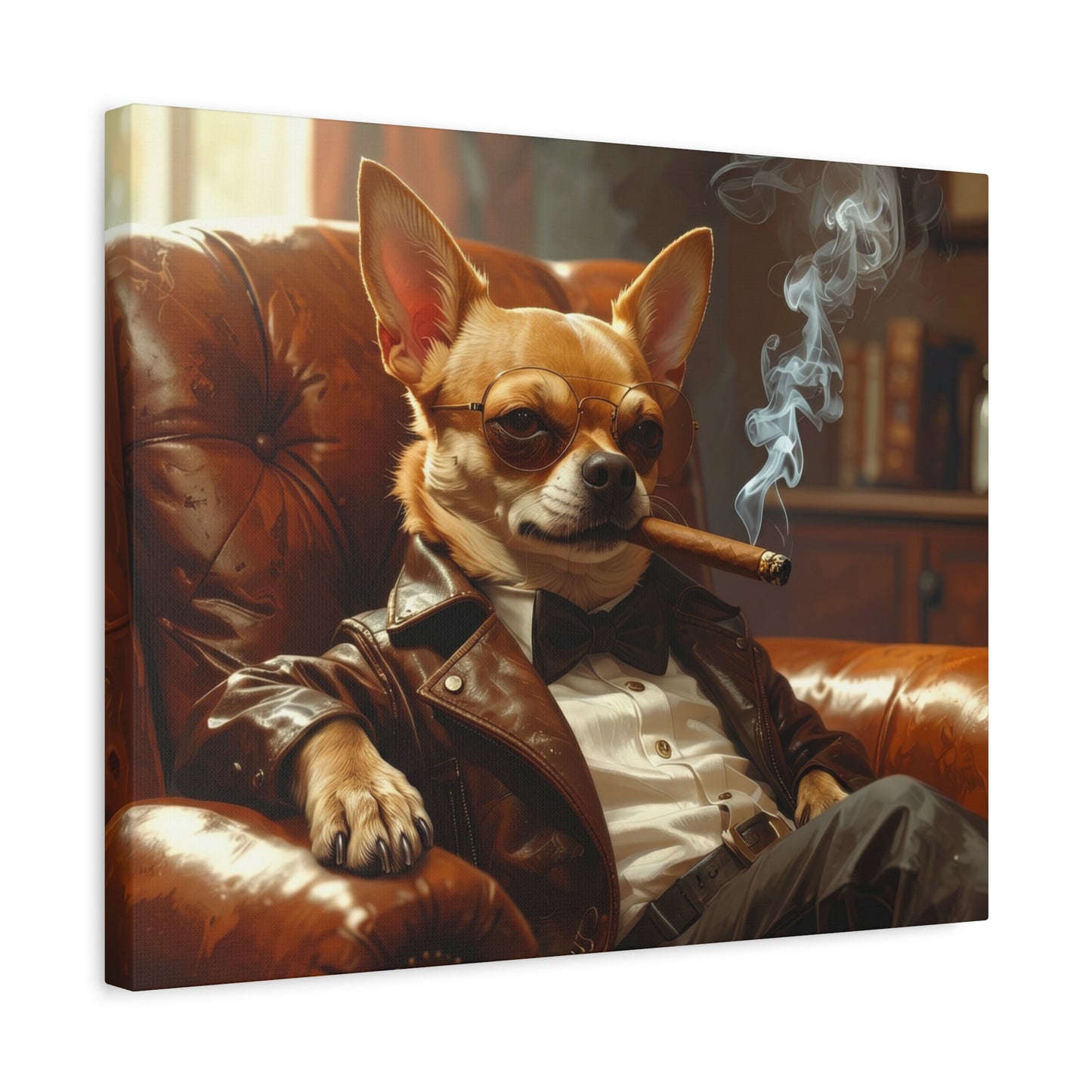 Rags to Riches: Smoking Cigar - Chunique Chihuahuas