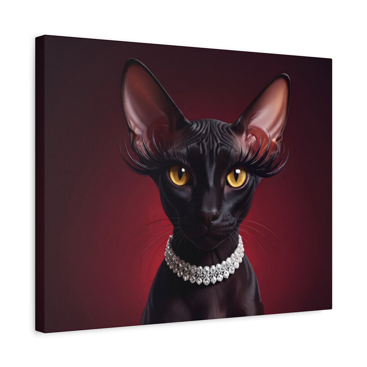 Sphynx Cat Canvas — Elegant Sphynx Portrait Wall Art - Chunique Chihuahuas