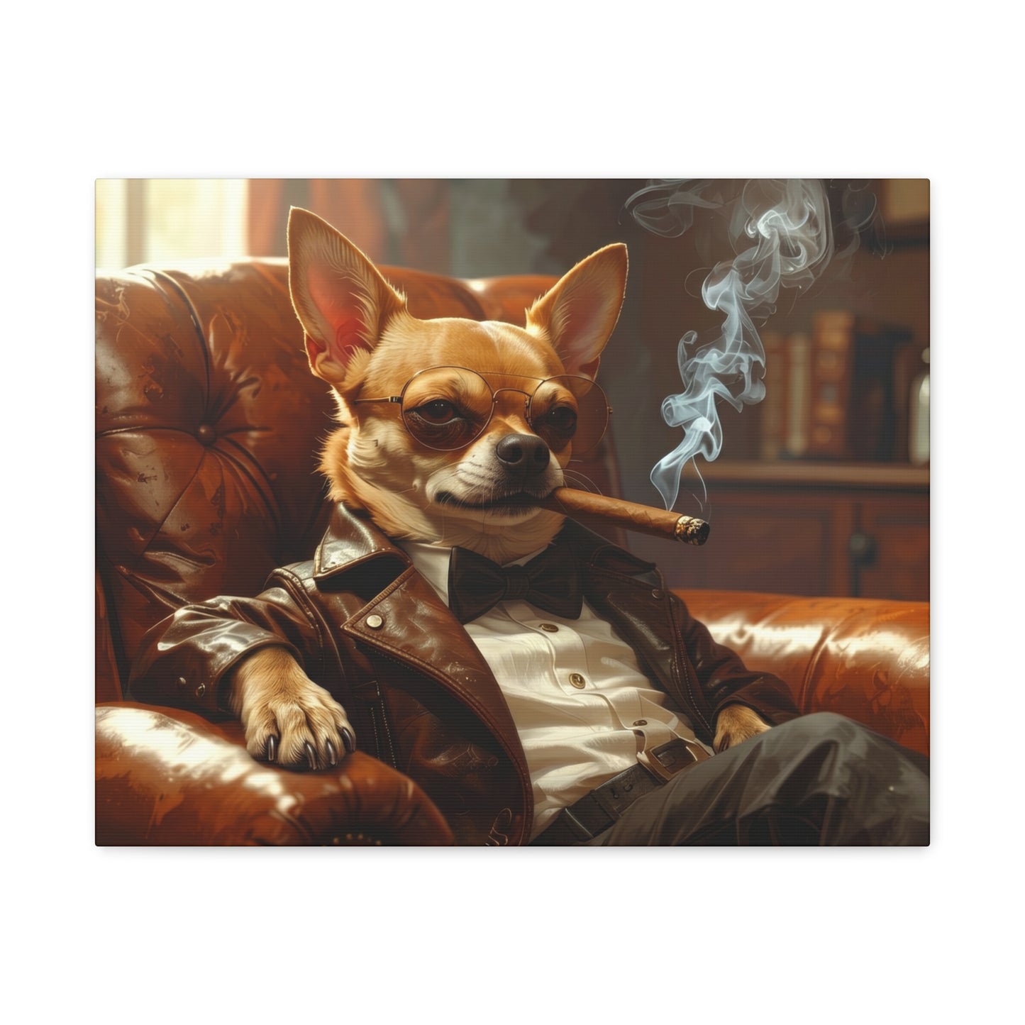 Rags to Riches: Smoking Cigar - Chunique Chihuahuas