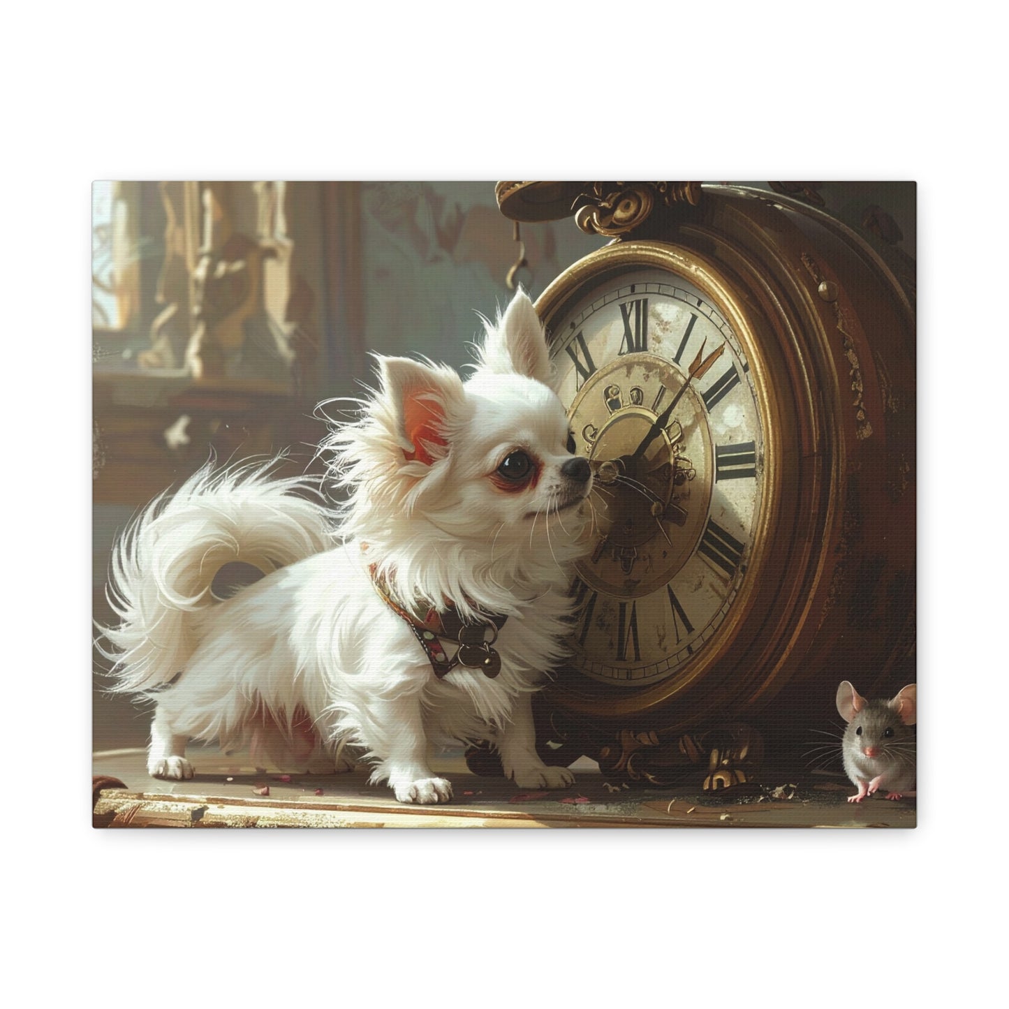 Nursery Thyme: Chihuahua & Clock - chunique chihuahuas