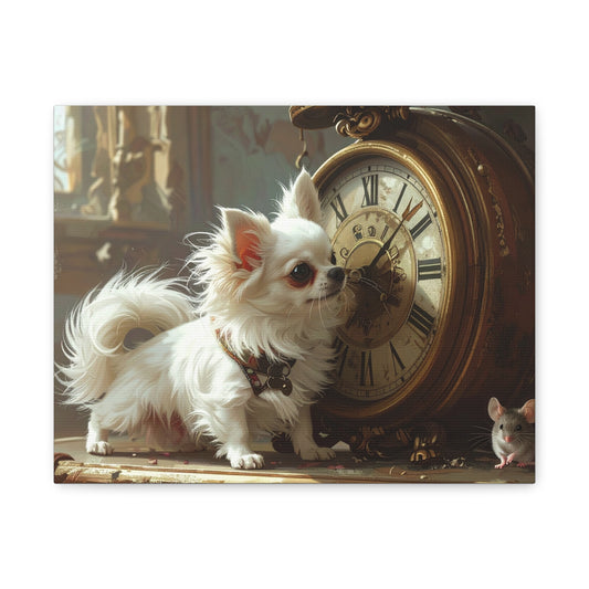 Nursery Thyme: Chihuahua & Clock - chunique chihuahuas