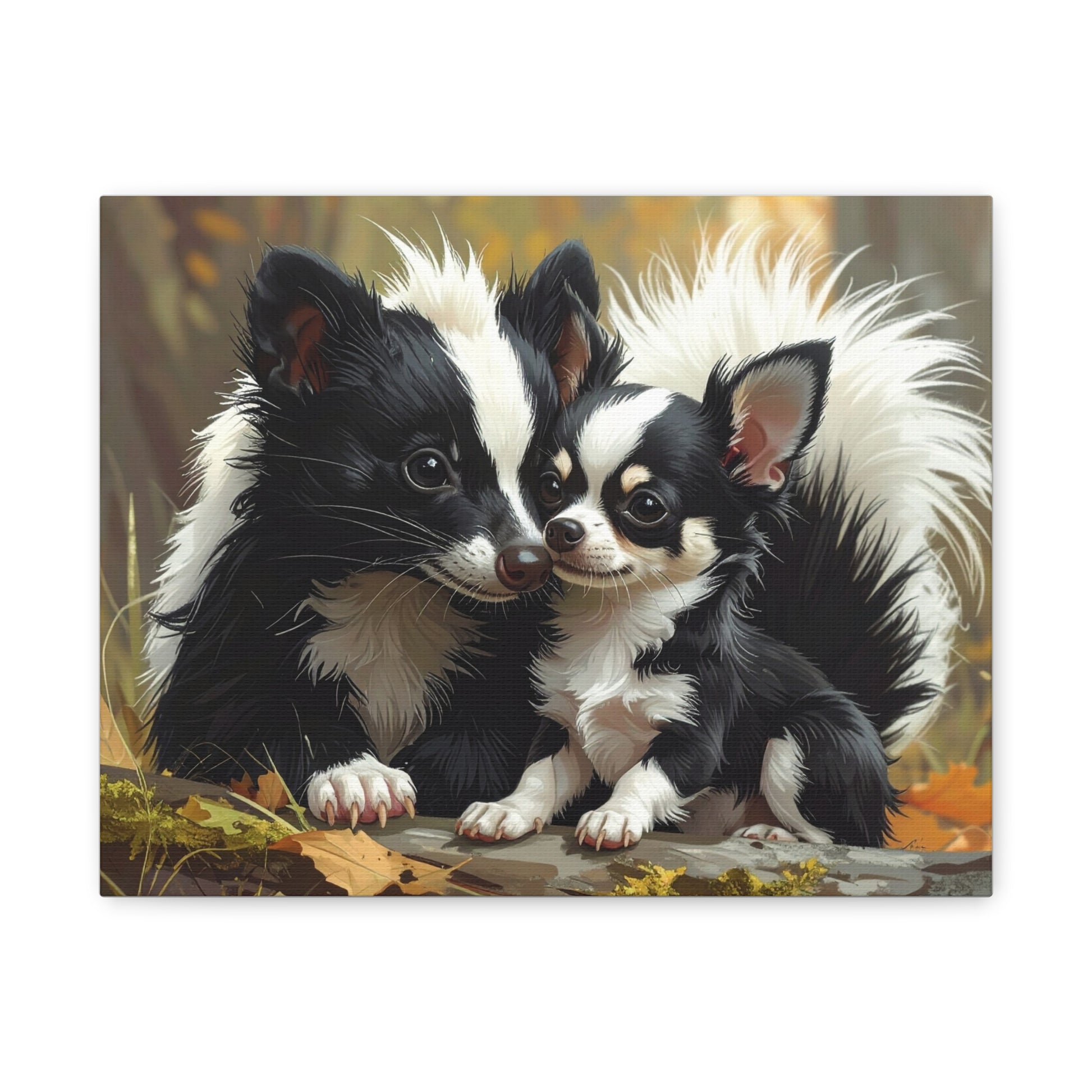 Forest Friends: Chihuahua & Skunk - chunique chihuahuas