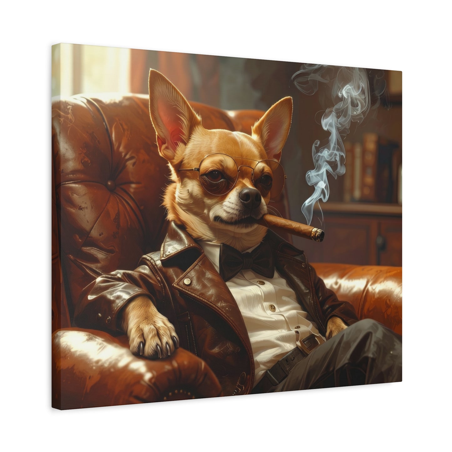 Rags to Riches: Smoking Cigar - Chunique Chihuahuas