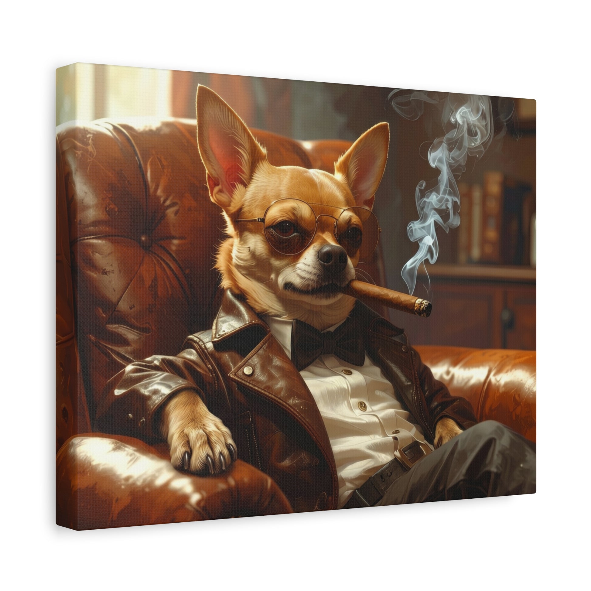 Rags to Riches: Smoking Cigar - Chunique Chihuahuas