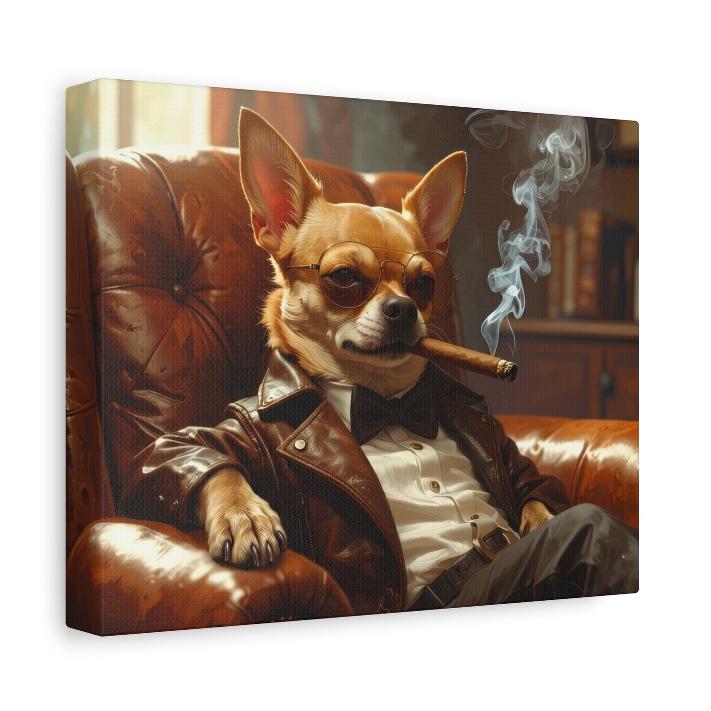 Rags to Riches: Smoking Cigar - Chunique Chihuahuas