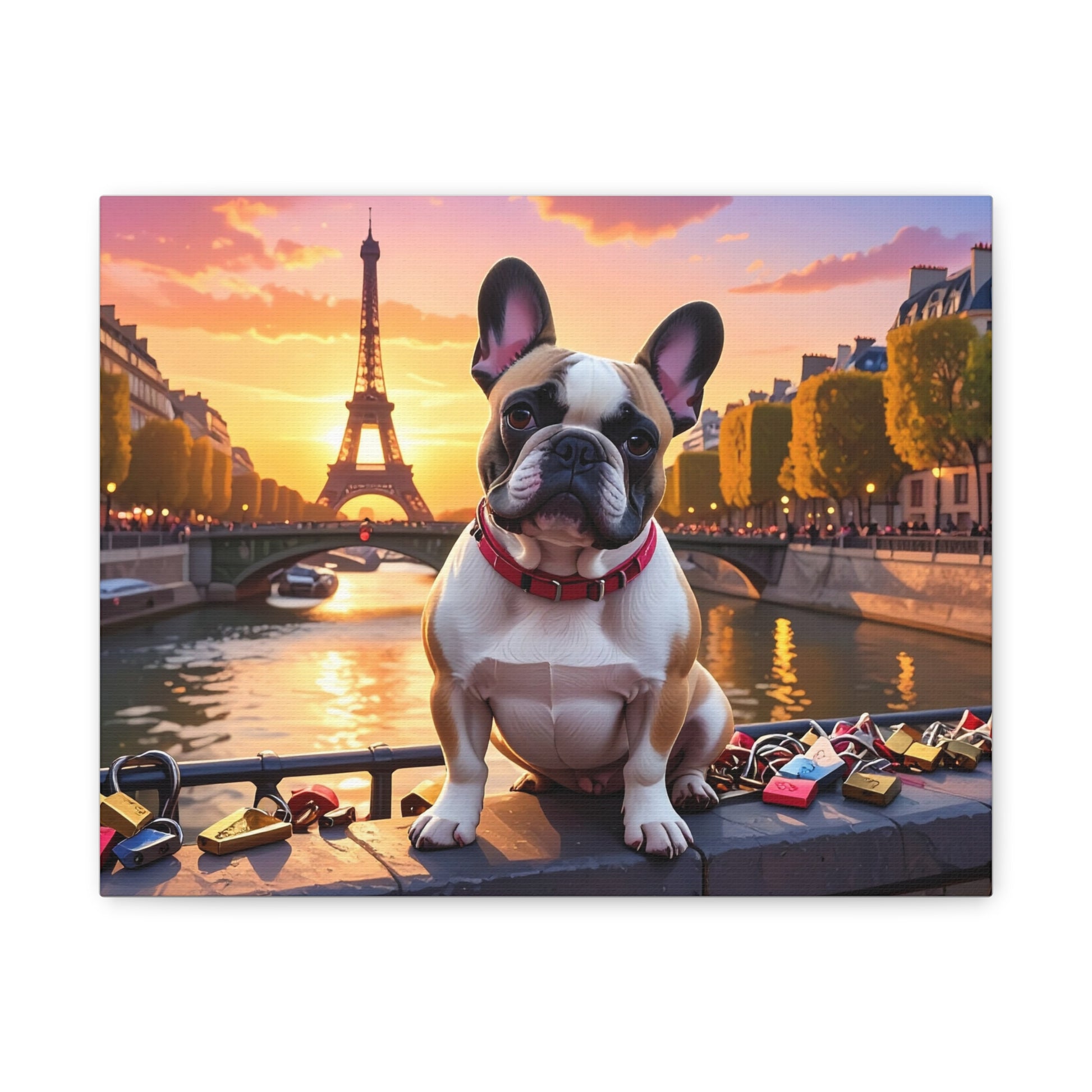 Frenchies in France: Lock Bridge - chunique chihuahuas