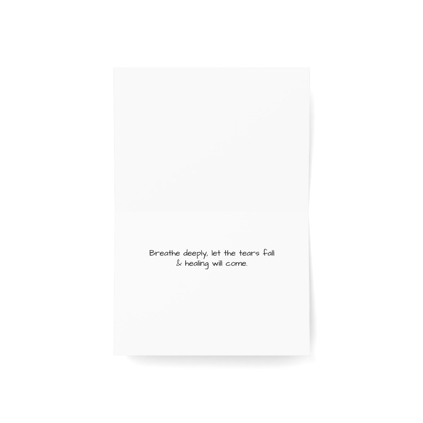 Sympathy Pet Loss Card — "I Know It Hurts" Rainbow Bridge Greeting Card