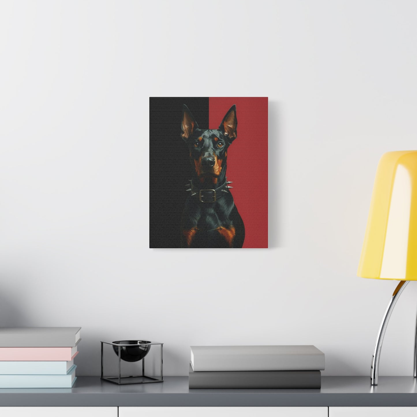 Doting Doberman: Black & Red - chunique chihuahuas