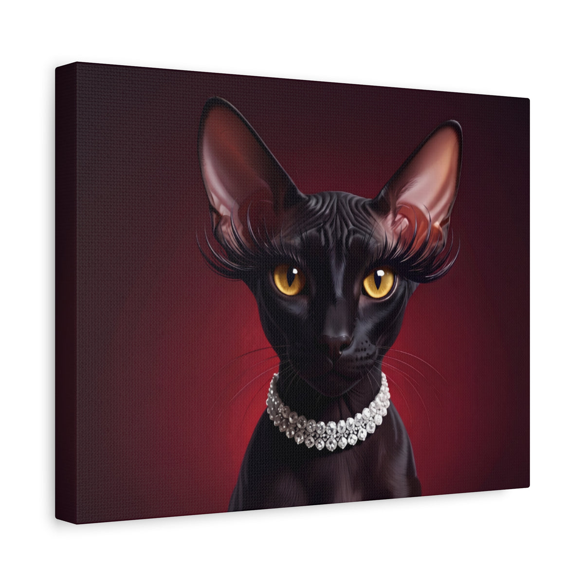 Sphynx Cat Canvas — Elegant Sphynx Portrait Wall Art - Chunique Chihuahuas