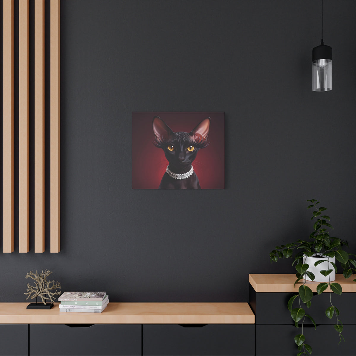 Sphynx Cat Canvas — Elegant Sphynx Portrait Wall Art - Chunique Chihuahuas