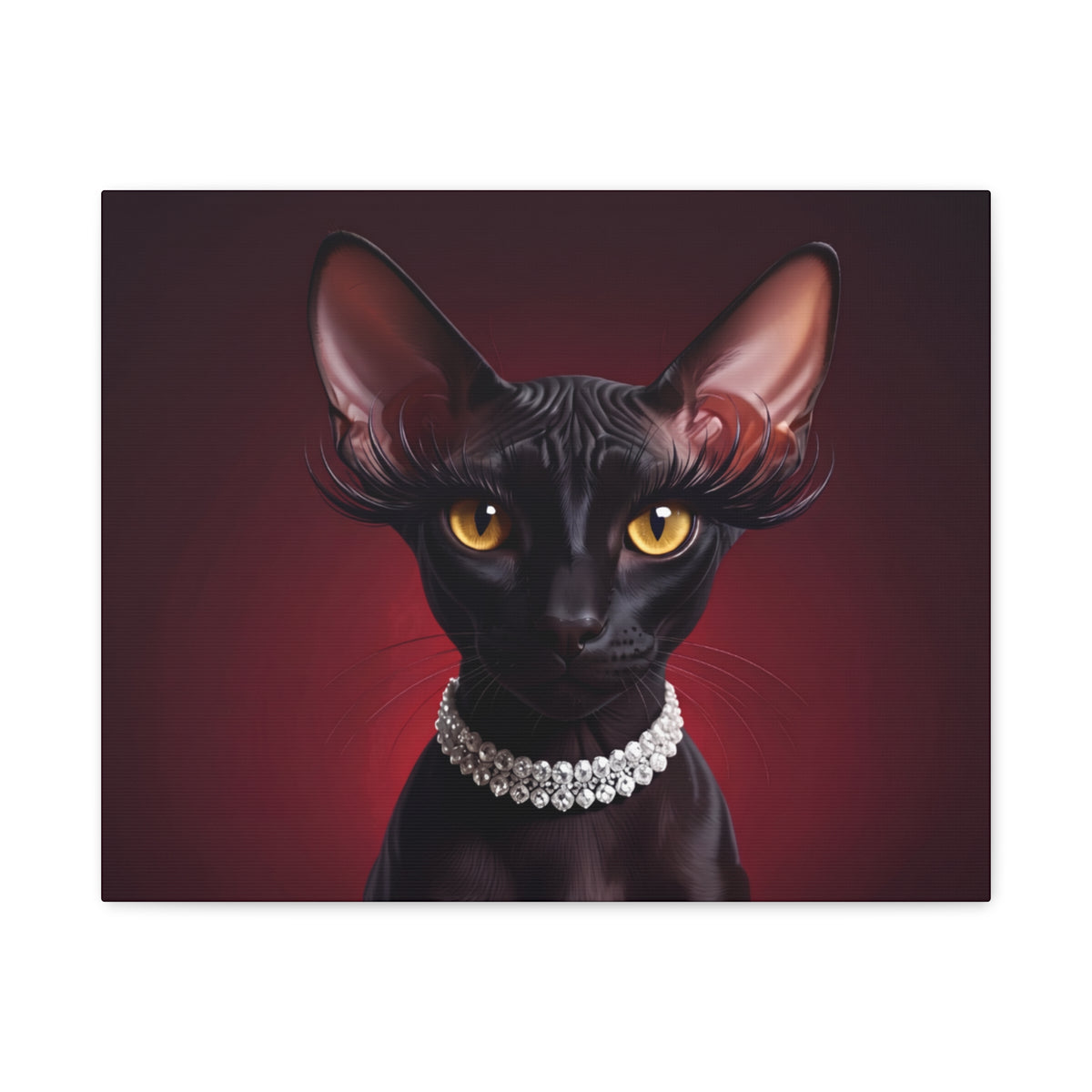 Sphynx Cat Canvas — Elegant Sphynx Portrait Wall Art - Chunique Chihuahuas