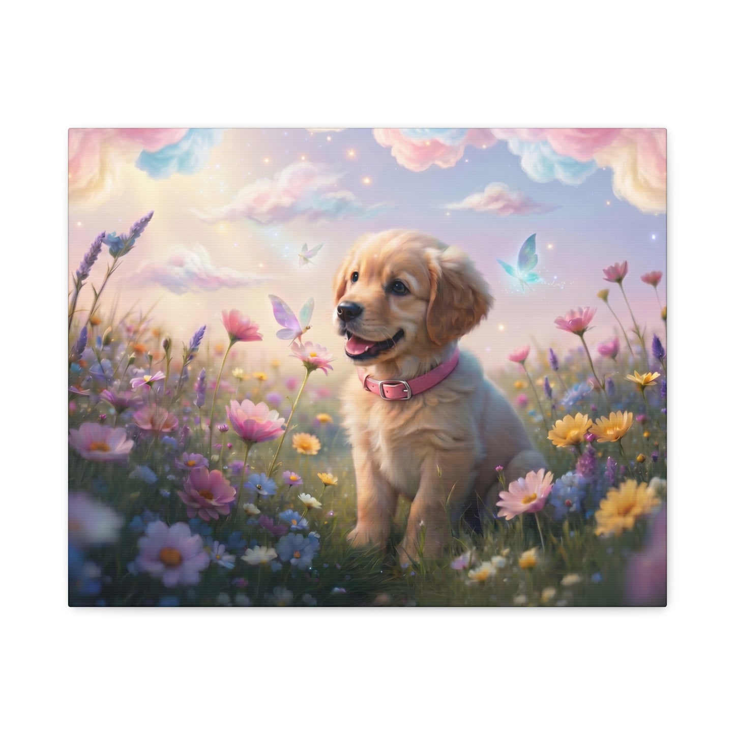 It's A Girl's Dream: Golden Retriever & Fairies - Chunique Chihuahuas