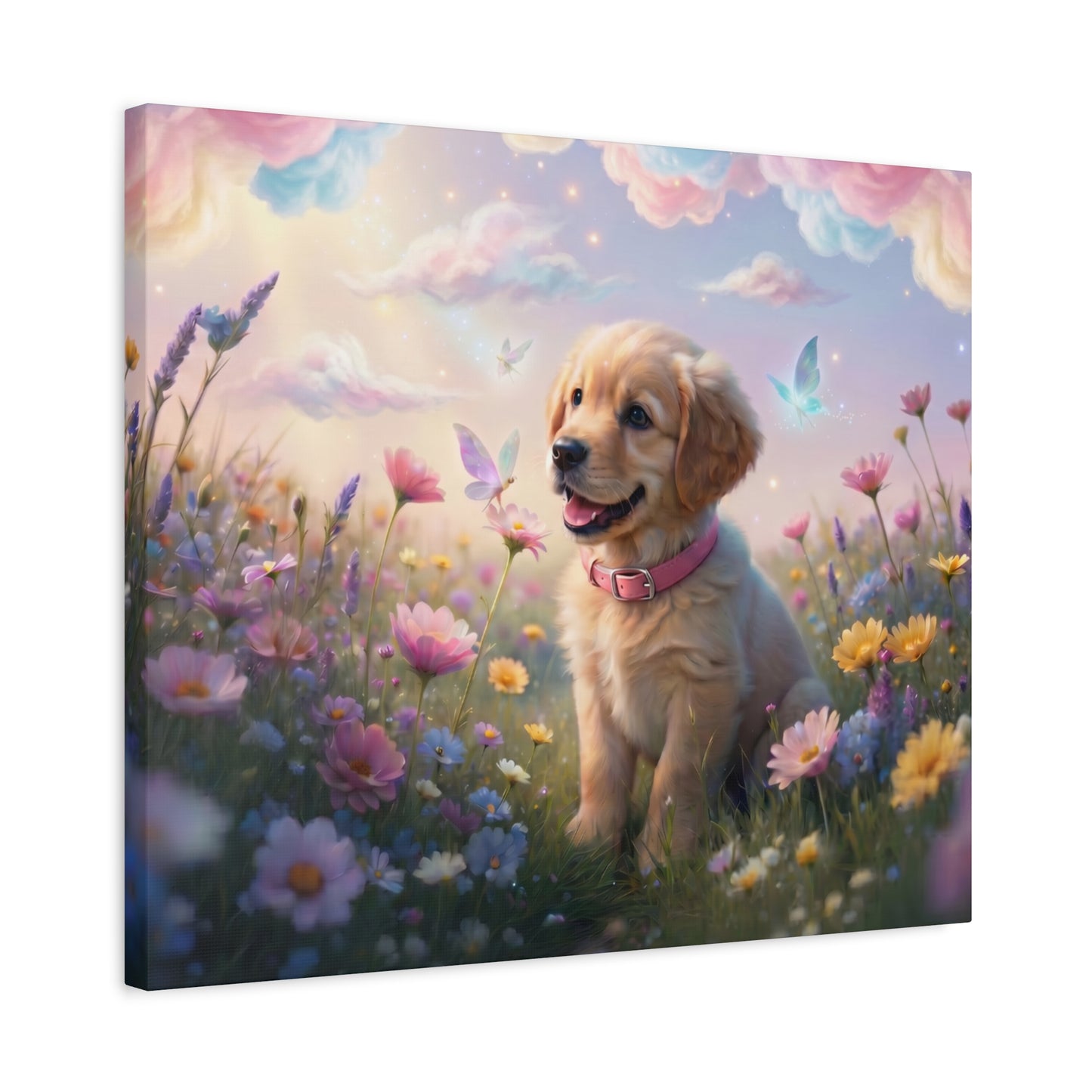 It's A Girl's Dream: Golden Retriever & Fairies - Chunique Chihuahuas