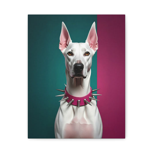 Doting Doberman: Teal & Magenta - chunique chihuahuas