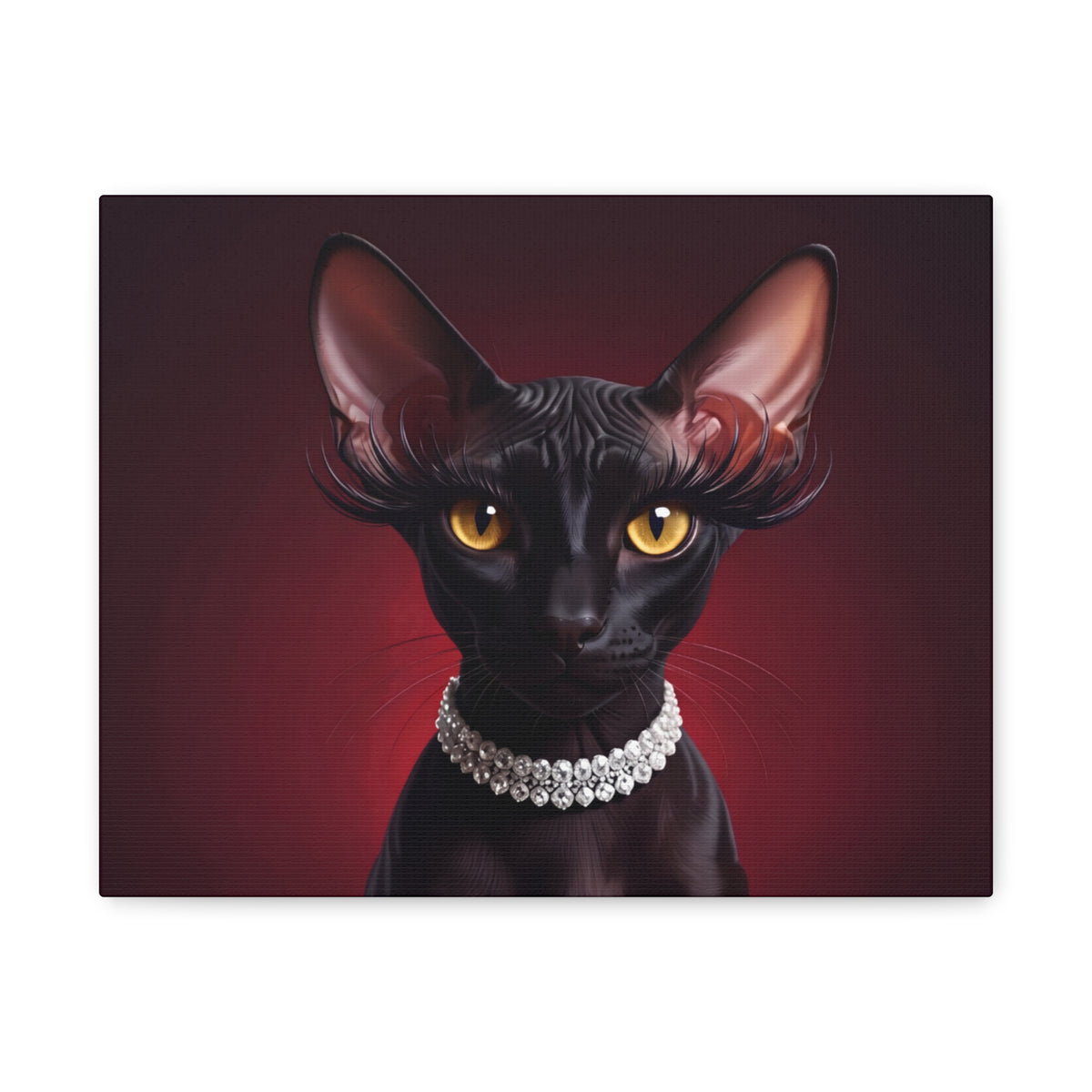 Sphynx Cat Canvas — Elegant Sphynx Portrait Wall Art - Chunique Chihuahuas