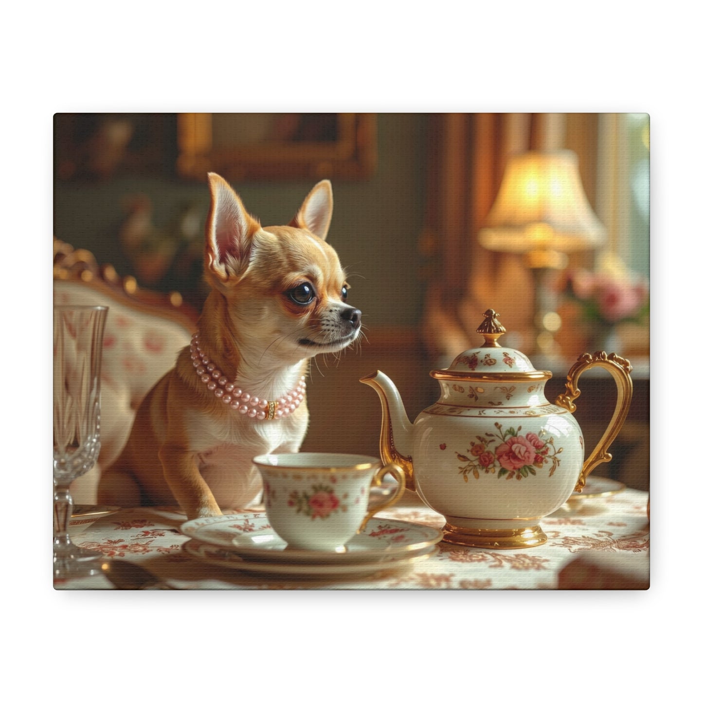 Nursery Thyme: Chihuahua & Teapot - Chunique Chihuahuas