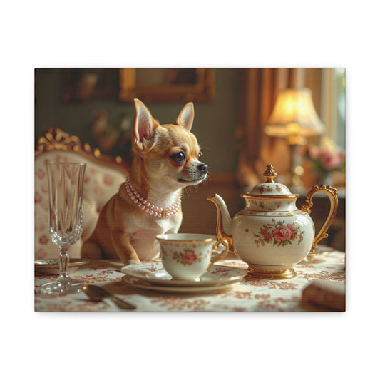 Nursery Thyme: Chihuahua & Teapot - Chunique Chihuahuas