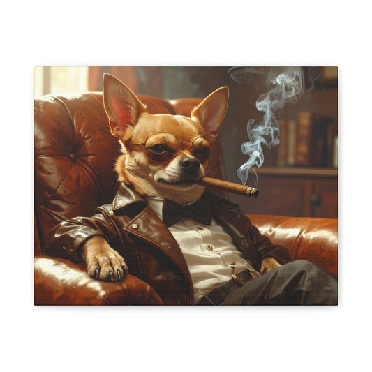 Rags to Riches: Smoking Cigar - Chunique Chihuahuas
