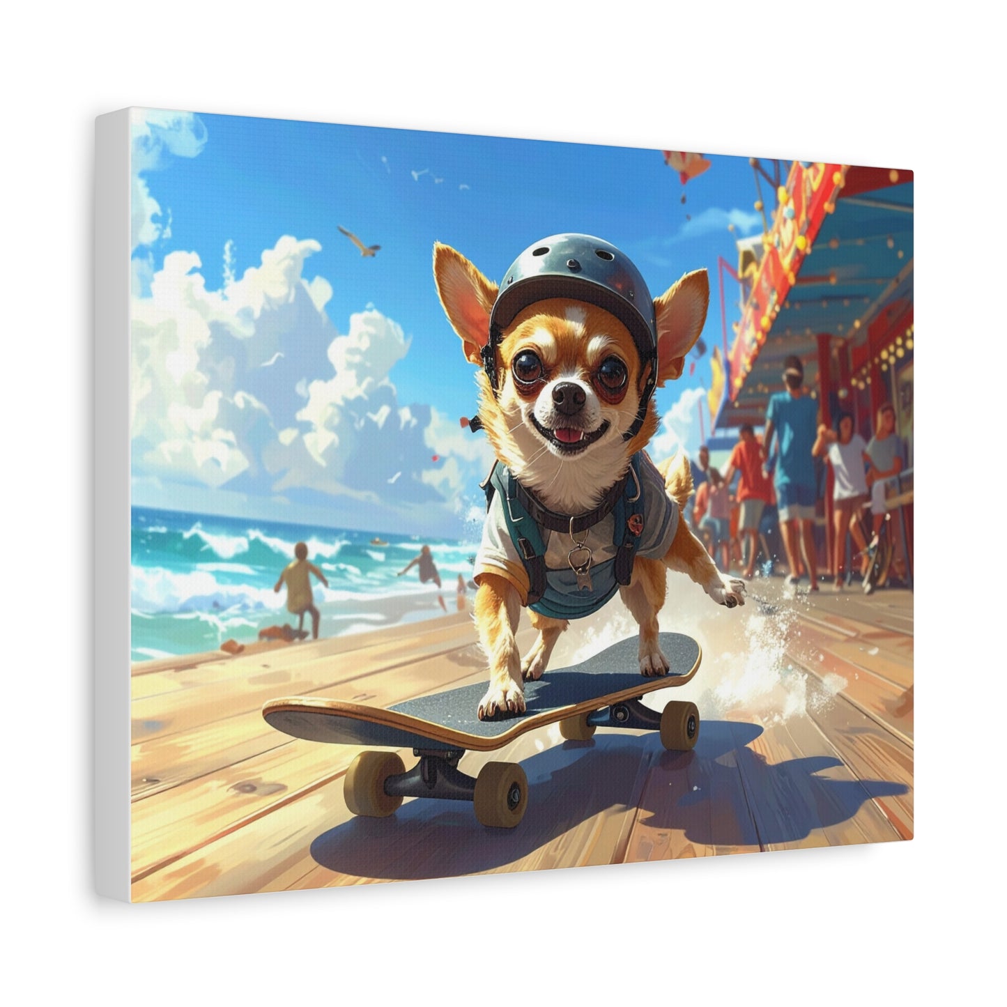 Summer Sun: Skateboard - chunique chihuahuas