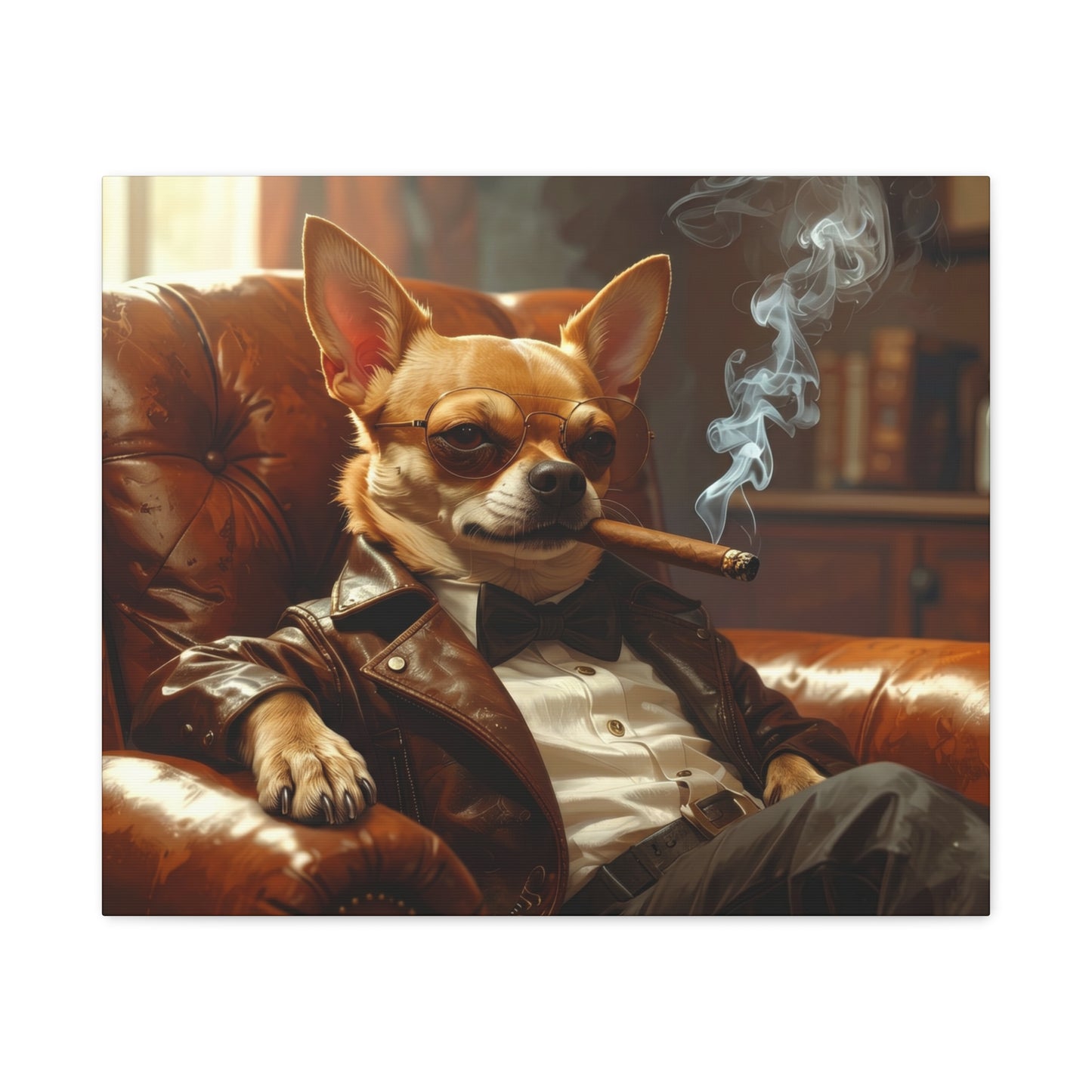 Rags to Riches: Smoking Cigar - Chunique Chihuahuas