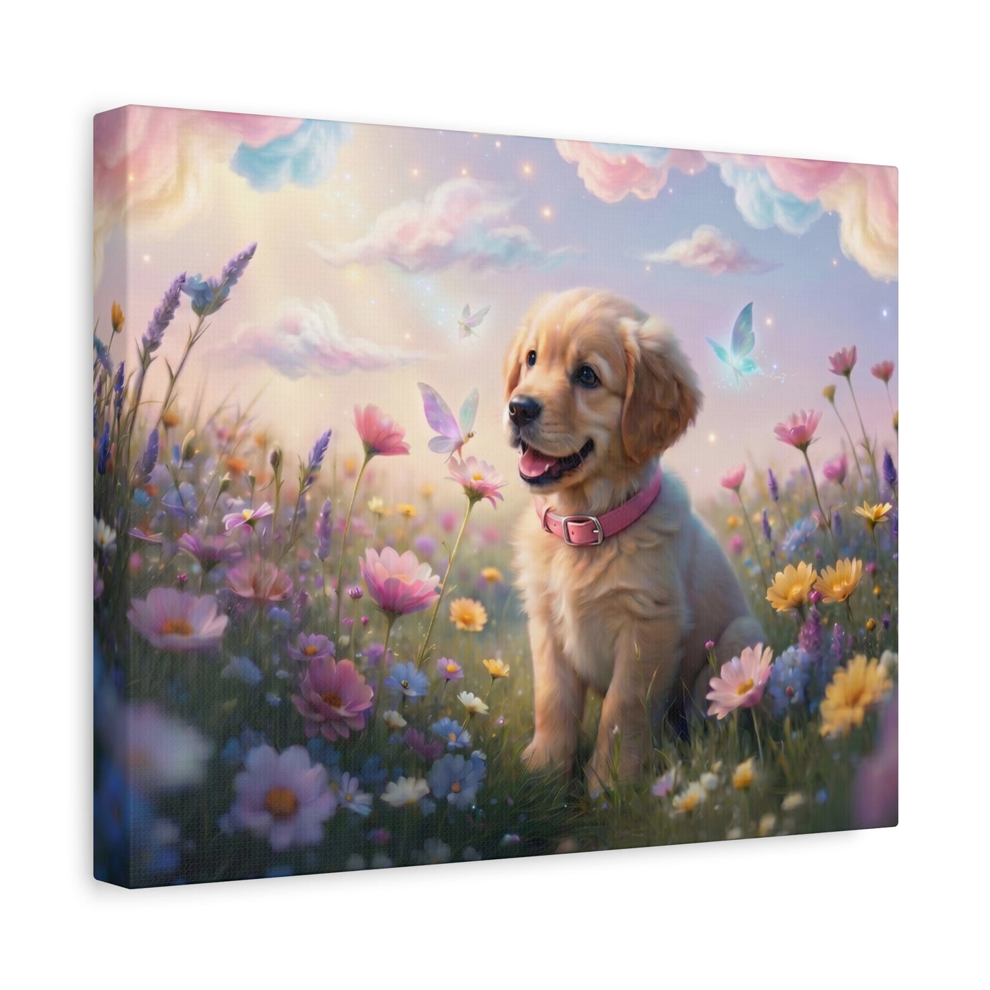 It's A Girl's Dream: Golden Retriever & Fairies - Chunique Chihuahuas