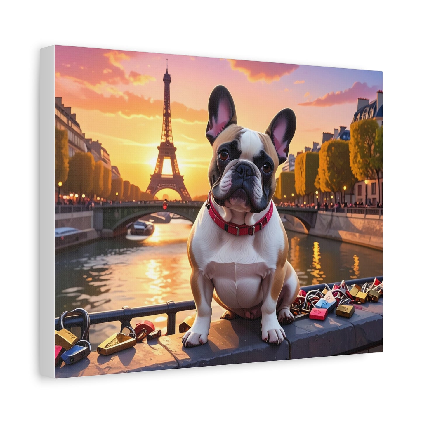 Frenchies in France: Lock Bridge - chunique chihuahuas