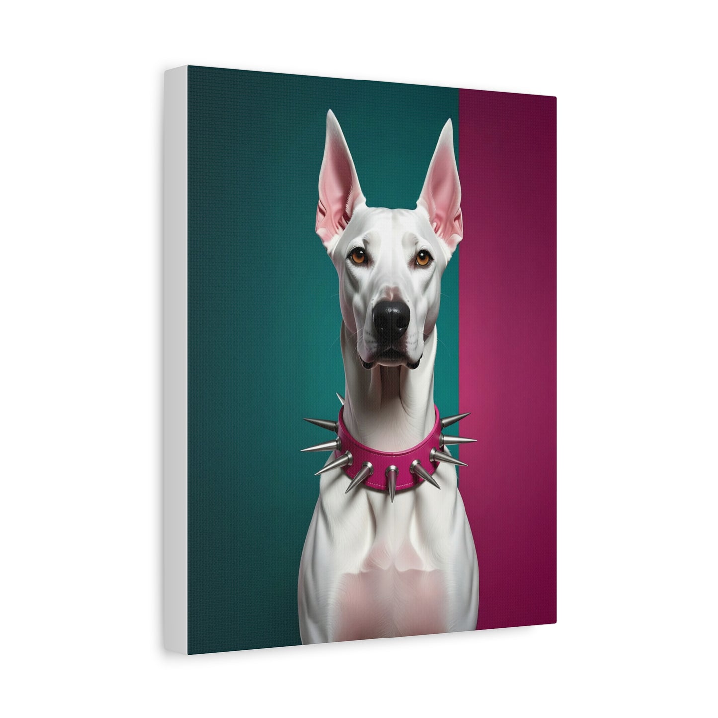 Doting Doberman: Teal & Magenta - chunique chihuahuas