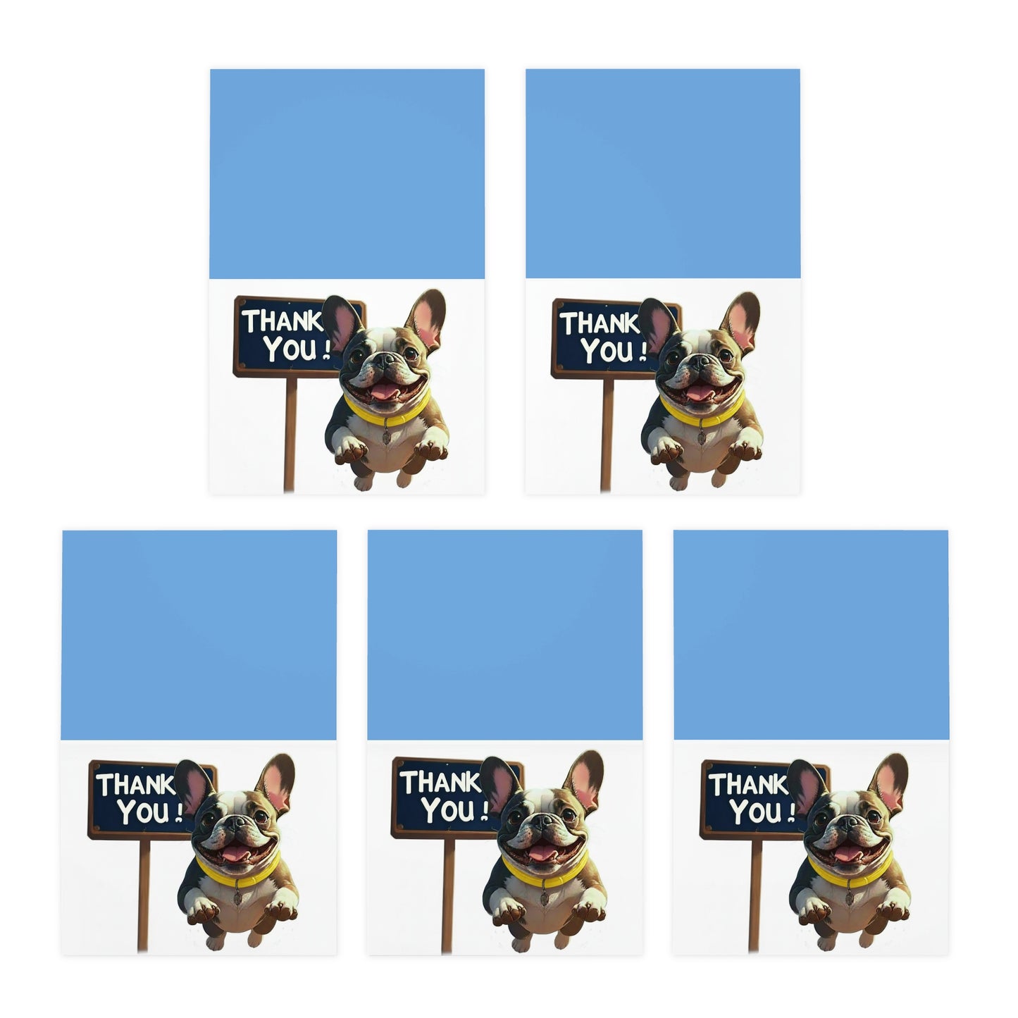French Bulldog Thank You Cards - Chunique Chihuahuas