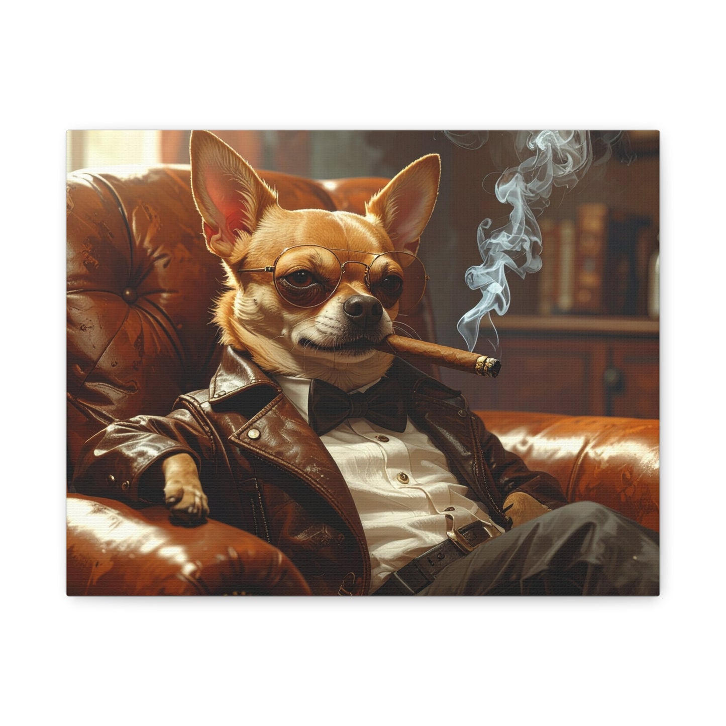 Rags to Riches: Smoking Cigar - chunique chihuahuas