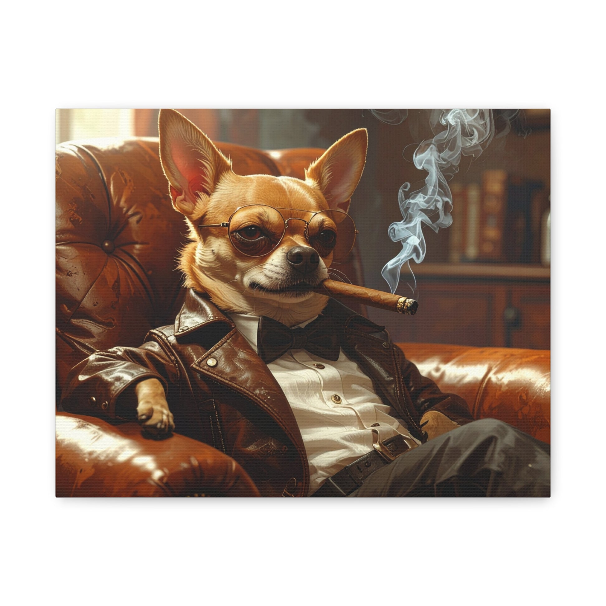 Rags to Riches: Smoking Cigar - chunique chihuahuas