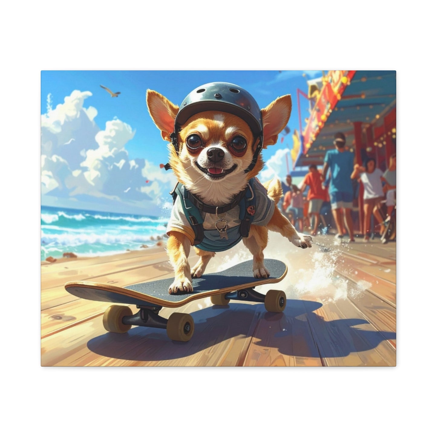 Summer Sun: Skateboard - Chunique Chihuahuas