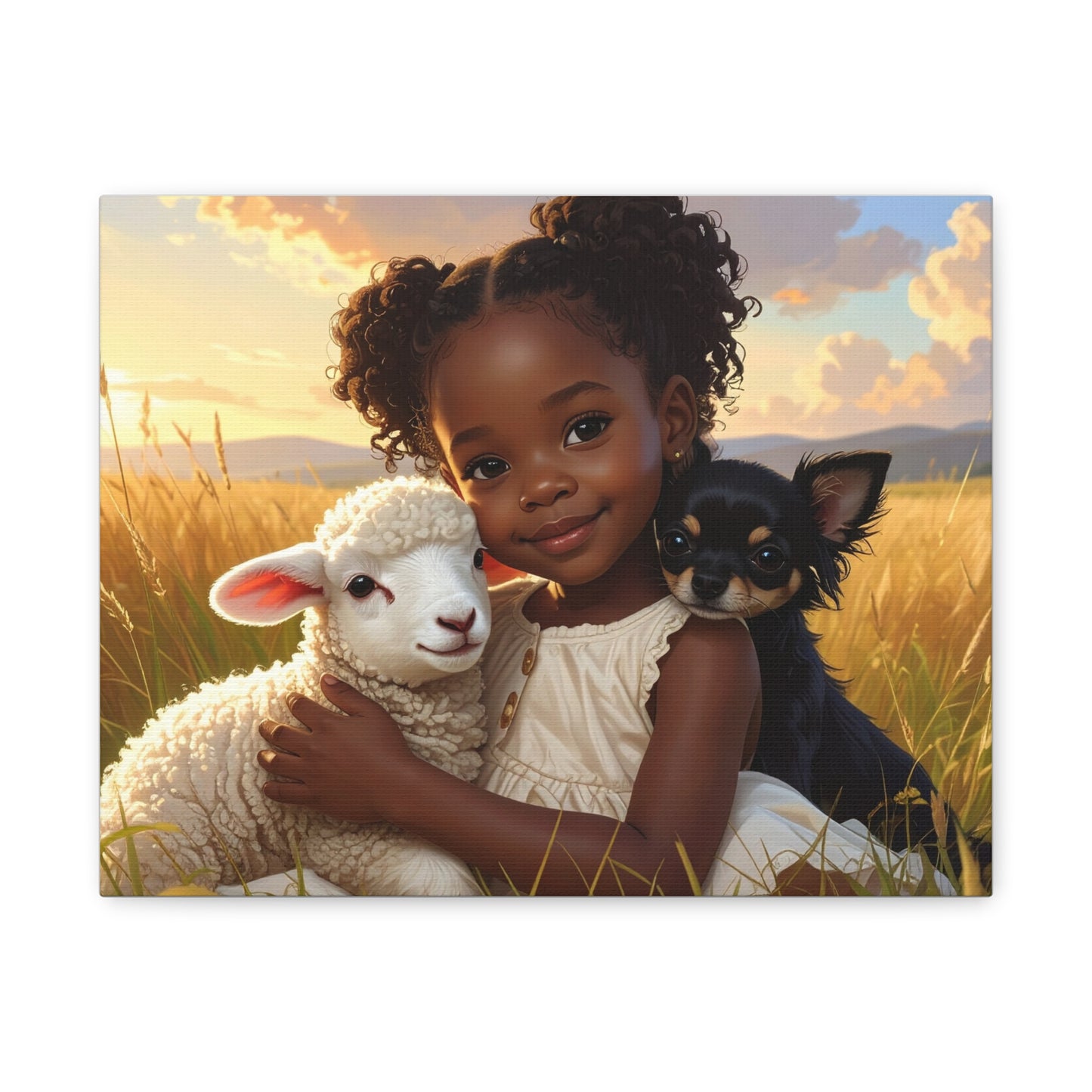 Nursery Thyme: Chihuahua & Lamb - chunique chihuahuas